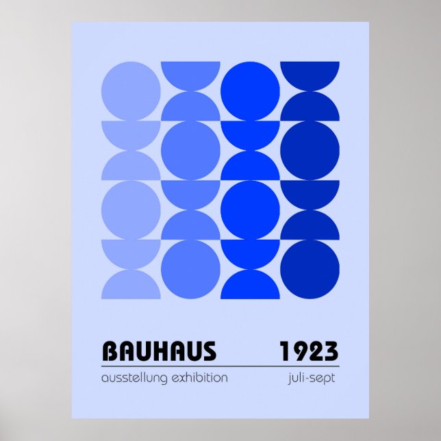 Bauhaus utställning affisch 1923 (Framsidan)