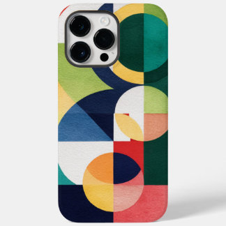 Bauhaus Watercolor - Geometric Grönt Phone Case