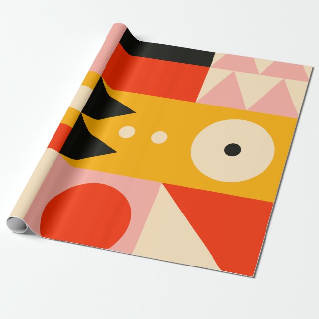 Bauhaus Wrap Presentpapper (Utrullad)