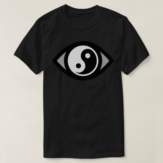 BAUHAUS YIN YANG ÖGA T SHIRT (Design framsida)