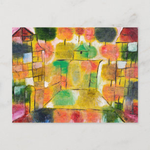 Baum und Architektur-Rhythmen - Paul Klee Vykort