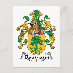 Baumann Family Crest Vykort