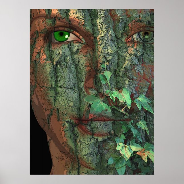 Baumgeist/Ghost från Träd Poster (Framsidan)