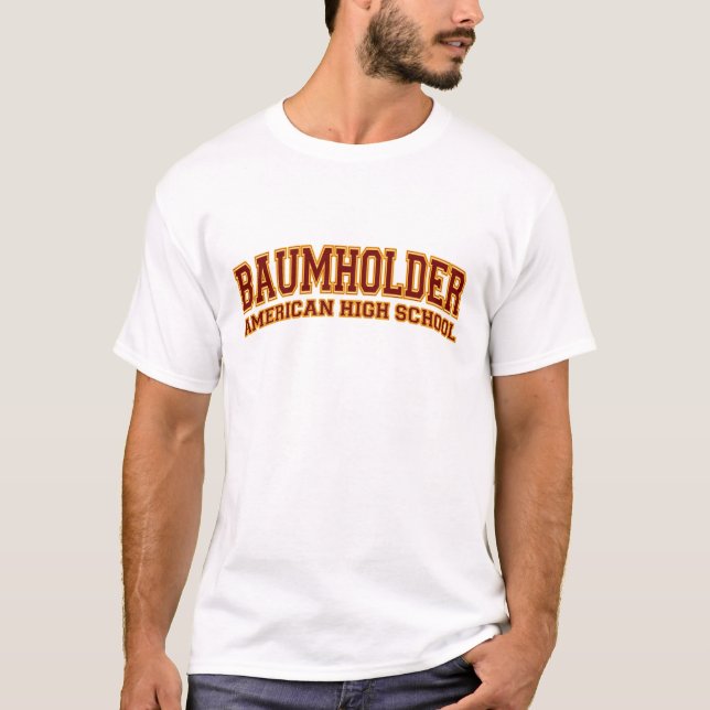 Baumholder amerikanhögstadium t-shirt (Framsida)