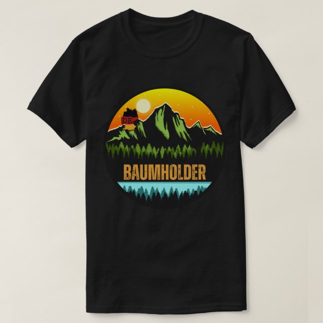 Baumholder, Tyskland T Shirt (Design framsida)