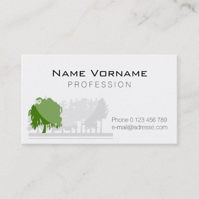 Baumpflege Visitkort (Framsida)