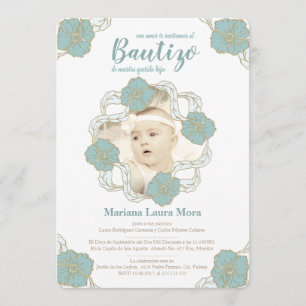 Bautizo bjudande, Unisex en español Inbjudningar