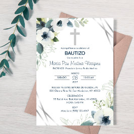 Bautizo Invacion Boys och Girls Cute Baptism Inbjudningar
