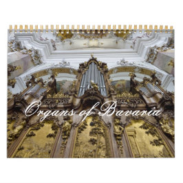 Bavaria Calendar-kyrkans organ Kalender