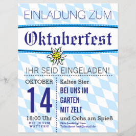 Bavaria-inbjudningar Reklamblad