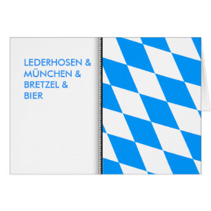 Bavaria minimal hälsningskort