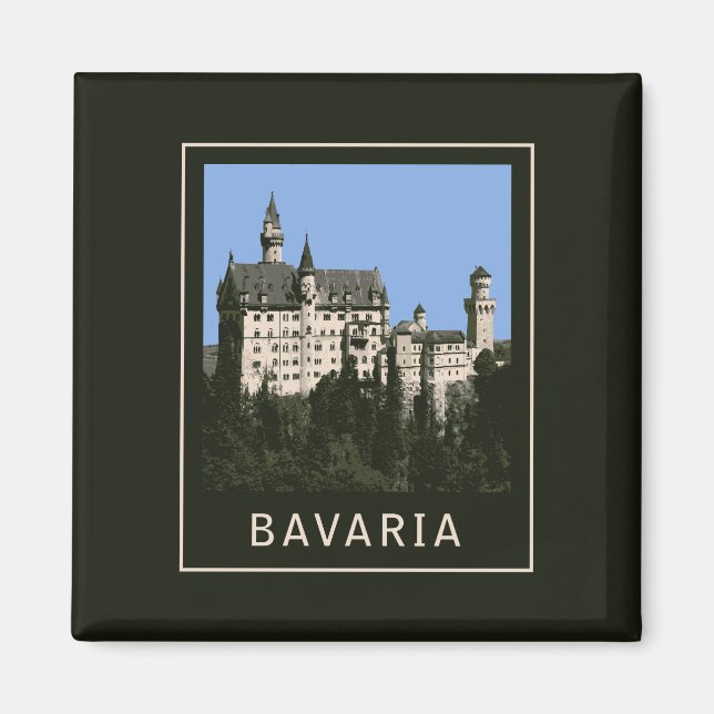 Bavaria Neuschwanstein Magnet (Framsidan)
