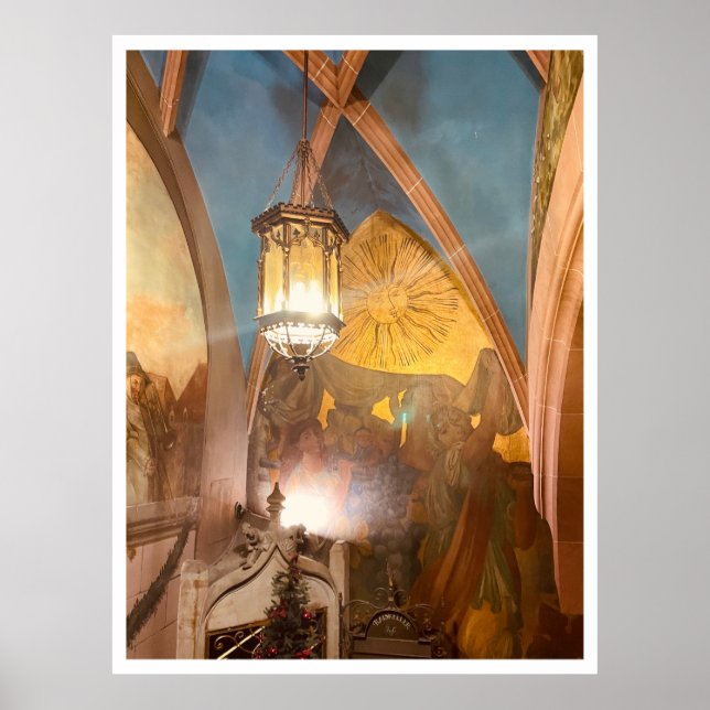 Bavaria Rathaus-Glockenspiel i München, Tyskland Poster (Framsidan)