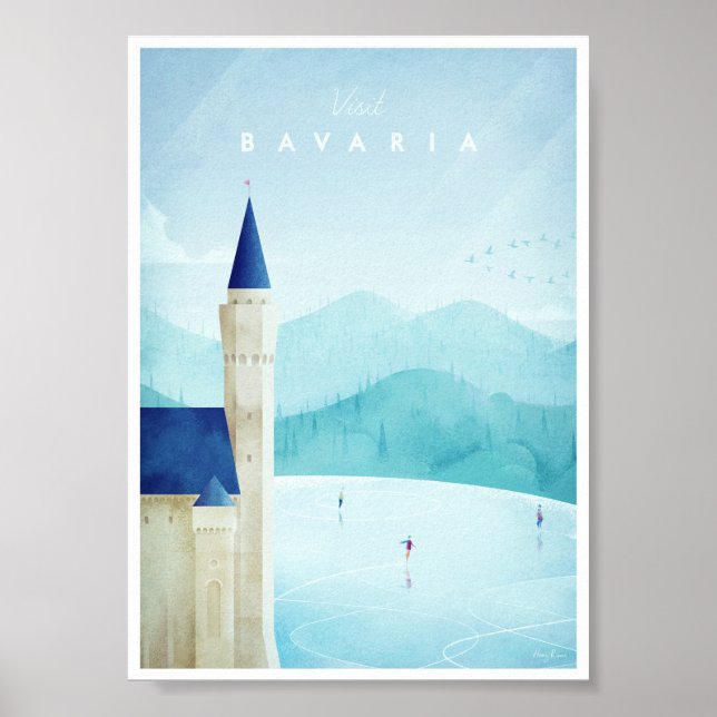 Bavaria Vintage resor Poster (Framsidan)