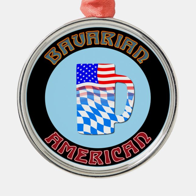 Bavarian American Stein Ornament (Framsidan)