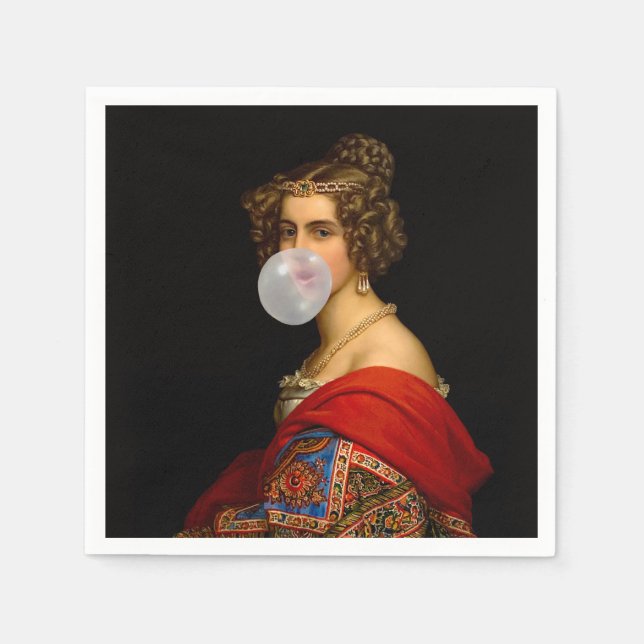 Bavarian Beauty och Bubble Gum Pappersservett (Framsidan)