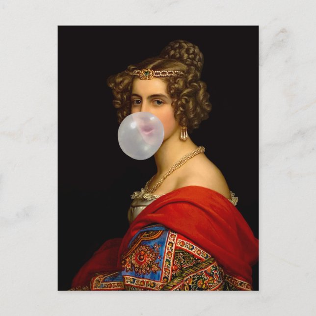 Bavarian Beauty och Bubble Gum Vykort (Framsida)