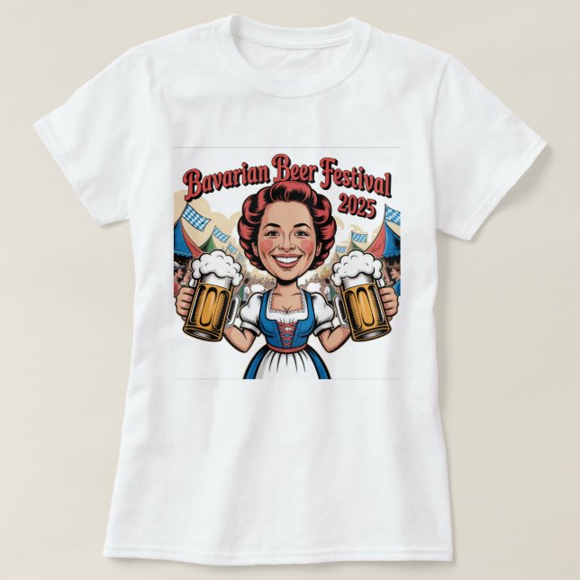 Bavarian Beer Festival T-Shirt - Perfekt for Beer (Design framsida)
