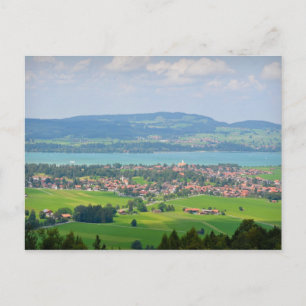 Bavarian Countryside Postcard Vykort