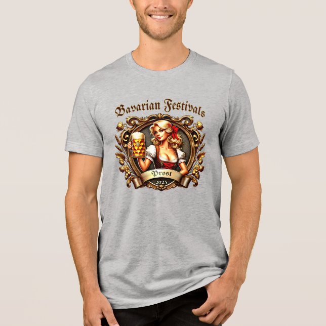 Bavarian Festivals - Prost -  Kirchweih 2025 T Shirt (Framsida)