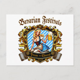 Bavarian Festivals - Prost -  Kirchweih 2025 Vykort