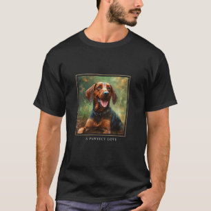 Bavarian Mountain Scent Hound Hund Garden Flowers T Shirt
