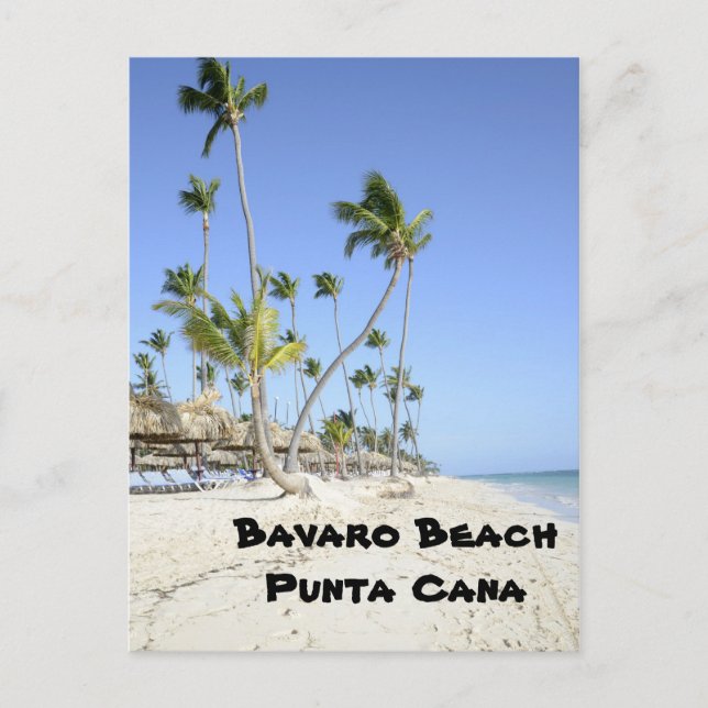 Bavaro Beach på ön Punta Cana Vykort (Framsida)