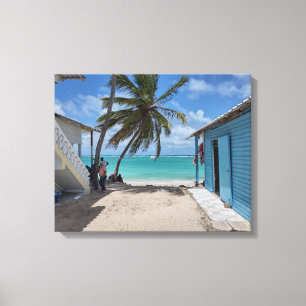 BAVARO BEACH PUNTA CANA #1 PÅ CANVAS 20 "x 16"