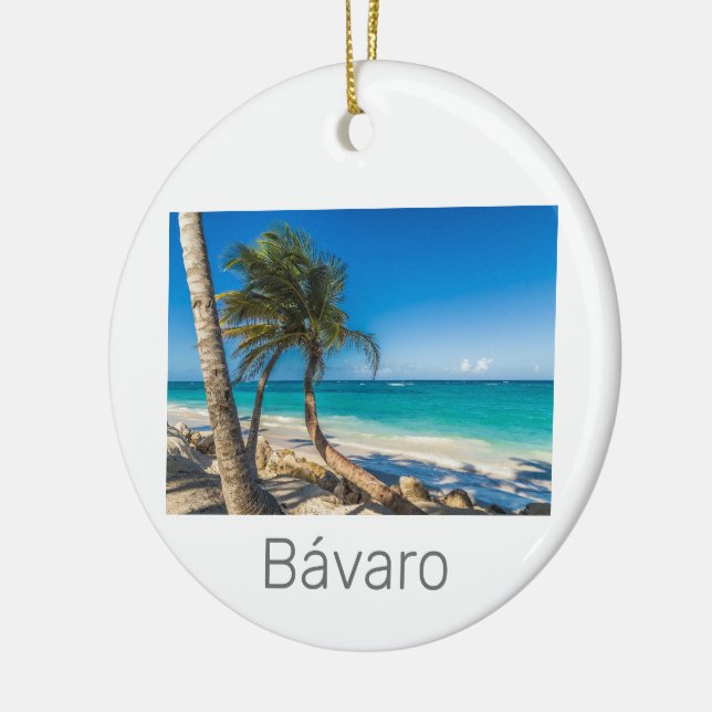 Bavaro Beach Västindien Dominikanska republiken So Julgransprydnad Keramik (Vänster)