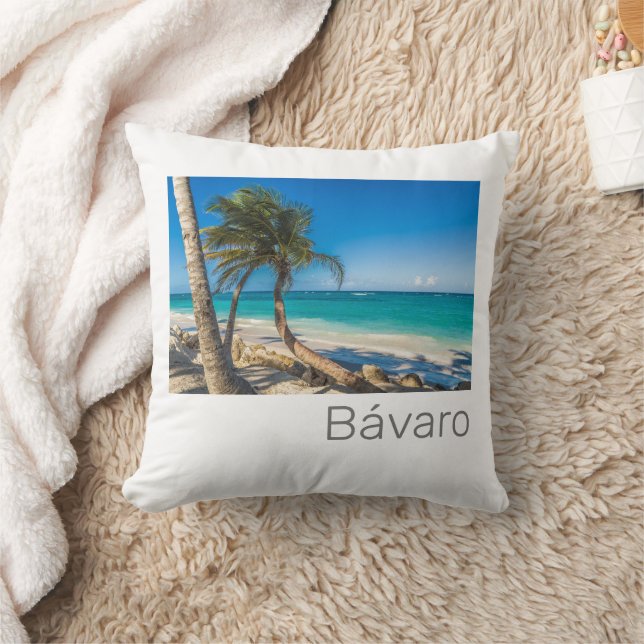Bavaro Beach Västindien Dominikanska republiken So Kudde (Filt)