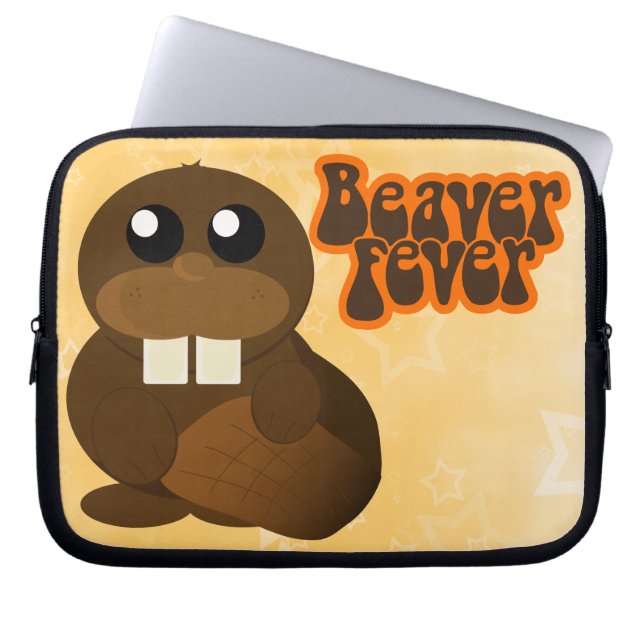 Baver-feber Laptop Sleeve (Framsidan)