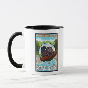 Bäver- & för flod - Columbia klyfta, Oregon Mugg