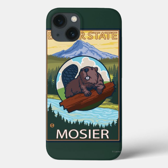 Bäver & Mt.-huva - Mosier, Oregon (Baksida)