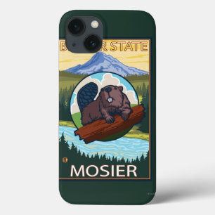 Bäver & Mt.-huva - Mosier, Oregon