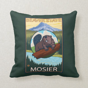 Bäver & Mt.-huva - Mosier, Oregon Kudde