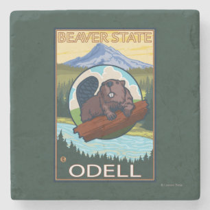 Bäver & Mt.-huva - Odell, Oregon Underlägg Sten