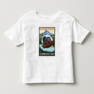 Bäver & Mt.-huva - regerings- läger, Oregon Tee