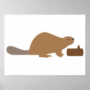Bäver Poster