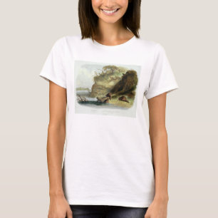 Bäver som förlägga i barack på Missouri, plät T Shirt