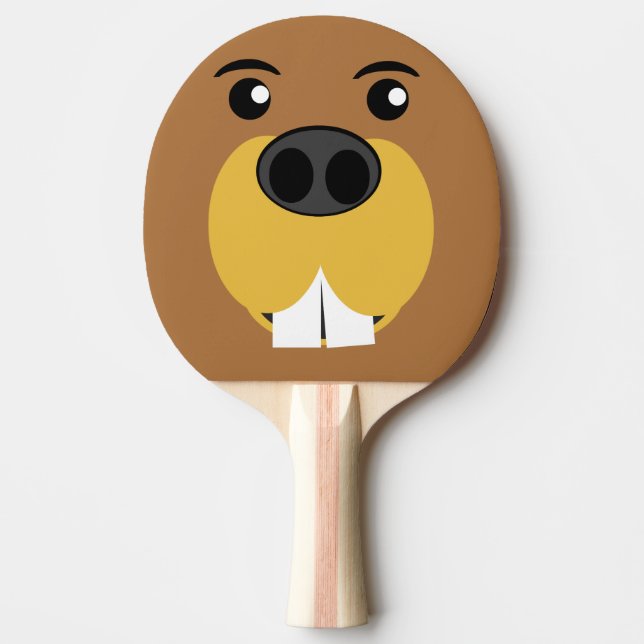 Bäveransikte Pingisracket (Framsidan)