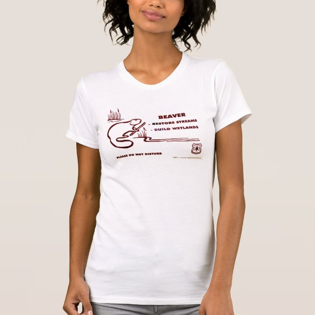 Bäveråterställandet strömmer t-shirt (Framsida)