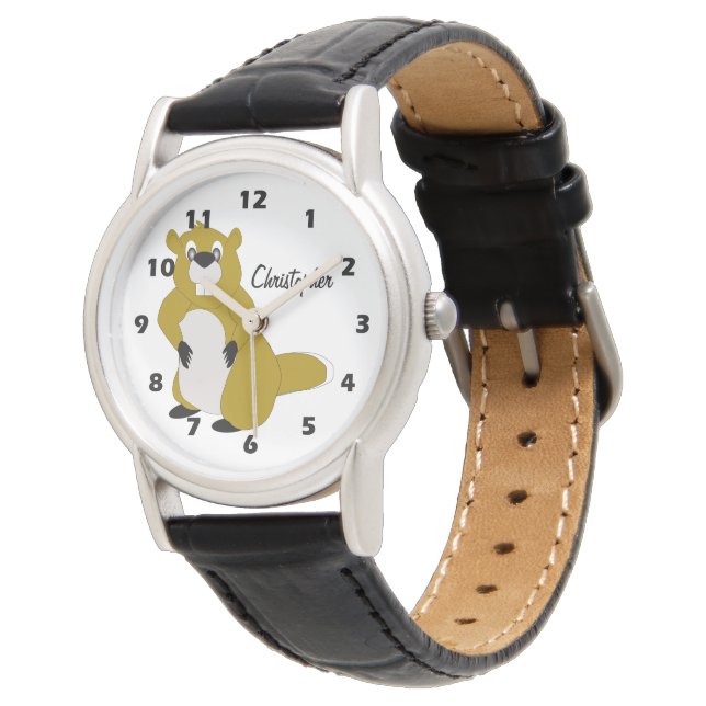 Bäverdesign Armbandsur (Vinklad)