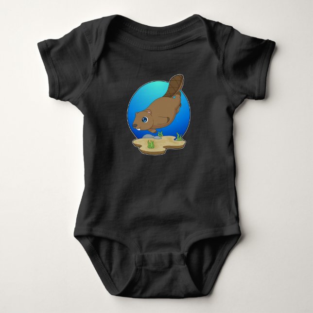 Bäverdykaren dyker t shirt (Framsida)