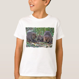Bäverfamilj T-shirt