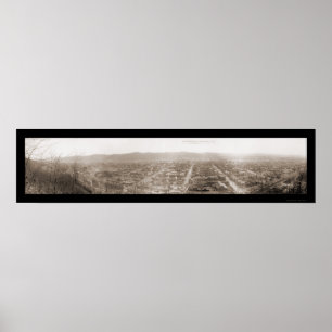 Bävernedgångar, PA-foto 1909 Poster