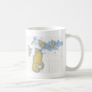 Bäverön, nautisk MI kartlägger Kaffemugg