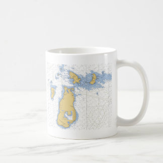 Bäverön, nautisk MI kartlägger Kaffemugg