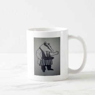 Bäverskinn från vind i pilarna kaffemugg
