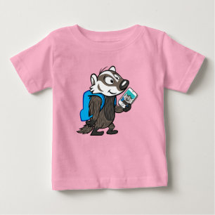 Bäverskinn Selfie för Boomer för Ricky Raccoon Tee Shirt
