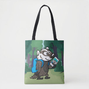 Bäverskinn Selfie för Boomer för Ricky Raccoon Tygkasse
